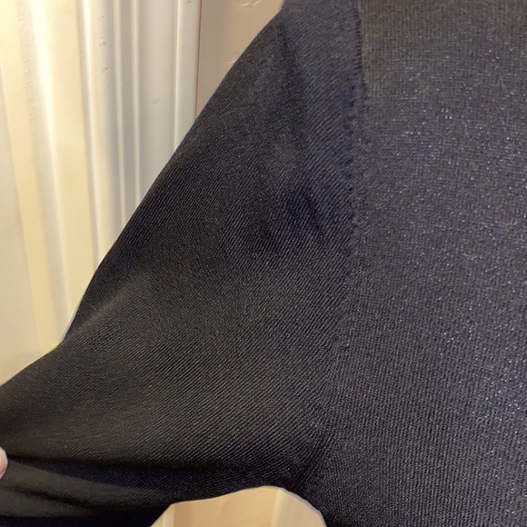 ONLY ONE! Cable & Gauge Tuxedo Ruffle Cardigan Sweater - Picture 12 of 15